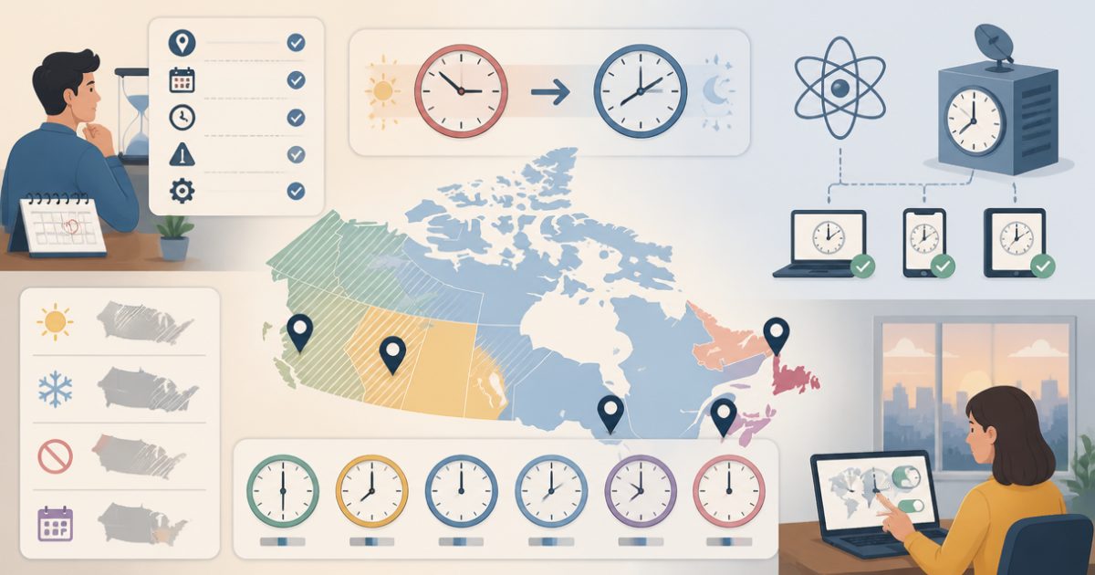 Những lưu ý khi tra cứu giờ Canada hiện tại - Canada chênh Việt Nam mấy tiếng