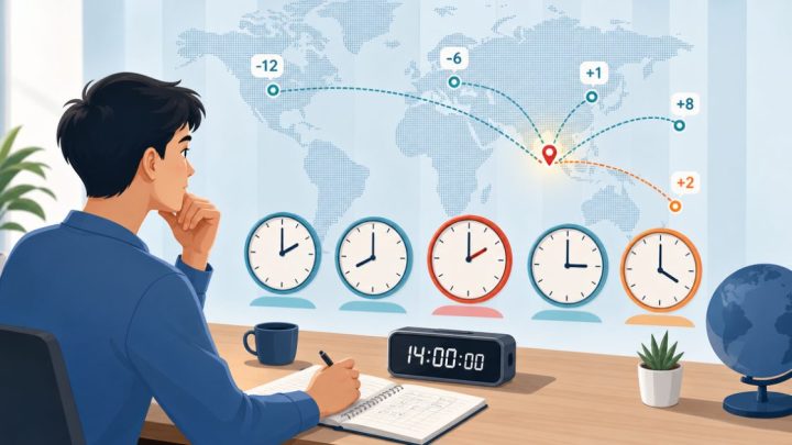 Người đang so sánh giờ Việt Nam với giờ nước ngoài trên nhiều đồng hồ