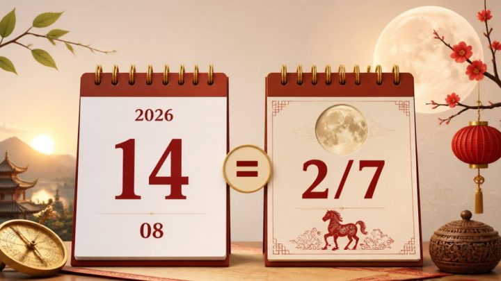 Lịch âm dương ngày 14 tháng 8 năm 2026, tức ngày 2 tháng 7 năm Bính Ngọ